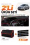 Peugeot 308 (2014-2021) Compatible Glove Box Cover + Leather Trunk Bag + Sticker Set - Pe010