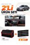 Subaru Legacy (2003-2009) Compatible Glove Box Cover + Leather Trunk Bag + Sticker Set - Su005