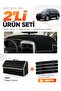 Ssangyong Nomad (2005-2012) Compatible Glove Box Cover + Leather Trunk Bag + Sticker Set - Ss001