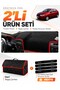 Fiat Palio (2005-2012) Compatible Dashboard Cover + Leather Trunk Bag + Sticker Set - Fi003