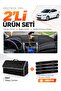 Hyundai Accent Blue (2011-2017) Compatible Torpedo Cover + Leather Trunk Bag + Sticker Set - Hu011