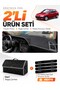 Peugeot 306 (1993-2002) Compatible Glove Box Cover + Leather Trunk Bag + Sticker Set - Pe008