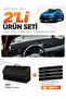 Dacia Sandero (2022-2026) Screenless Compatible Glove Box Cover + Leather Trunk Bag + Sticker Set - Da002