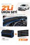 Renault Symbol Short Type 1 (2013-2021) Compatible Torpedo Cover + Leather Trunk Bag Set - Re016