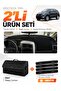 Ssangyong Nomad (2005-2012) Compatible Glove Box Cover + Leather Trunk Bag + Sticker Set - Ss001