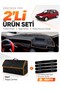 Fiat Tipo (1992-1997) Analog Console Compatible Dashboard Cover + Leather Trunk Bag Set - Fi020
