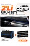 Bmw E90 (2005-2013) Compatible Dashboard Cover + Leather Trunk Bag + Sticker Set - Bm003