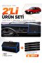Skoda Forman (1990-1995) Compatible Dashboard Cover + Leather Trunk Bag + Sticker Set - Sk003