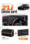 Chery Tiggo 5 (2013-2015) Compatible Glove Box Cover + Leather Trunk Bag + Sticker Set - Cy001