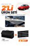 Mazda 323 Hatchback Bg Kasa (1991-1995) Compatible Dashboard Cover + Leather Trunk Bag Set - Ma005