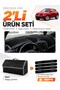Nissan Juke (2010-2019) Compatible Glove Box Cover + Leather Trunk Bag + Sticker Set - Ni004