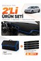 Volkswagen Golf 7 (2012-2020) Compatible Glove Box Cover + Leather Trunk Bag + Sticker Set - Vw012
