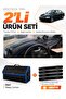 Honda Civic (1996-1998) Compatible Torpedo Cover + Leather Trunk Bag + Sticker Set - Ho006
