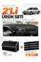 Volvo S40 (1996-2002) Compatible Glove Box Cover + Leather Trunk Bag + Sticker Set - Vo001