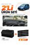 Peugot Partner Screen-Covered (2008-2017) Compatible Glove Box Cover + Leather Trunk Bag Set - Pe022