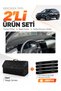 Hyundai Tucson (2021-2024) Compatible Glove Box Cover + Leather Trunk Bag + Sticker Set - Hu037