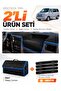 Volkswagen Transporter T4 (1990-2003) Compatible Dashboard Cover + Leather Trunk Bag Set - Vw026