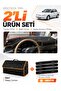 Hyundai Accent Egg Cargo (1993-1999) Compatible Glove Box Cover + Leather Trunk Bag Set - Hu008