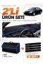 Ci̇troen C5 (2001-2004) Compatible Torpedo Cover + Leather Luggage Bag + Sticker Set - Ci007