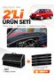 Volkswagen Golf 3 (1991-1997) Compatible Glove Box Cover + Leather Trunk Bag + Sticker Set - Vw008