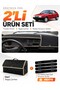 Skoda Favorit (1987-1995) Compatible Dashboard Cover + Leather Trunk Bag + Sticker Set - Sk003