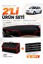 Hyundai Accent Era (2006-2011) Compatible Glove Box Cover + Leather Trunk Bag + Sticker Set - Hu010