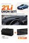 Renault Laguna 2 (2002-2005) Compatible Glove Box Cover + Leather Trunk Bag + Sticker Set - Re033