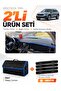Skoda Kodiaq (2017-2023) Compatible Dashboard Cover + Leather Trunk Bag + Sticker Set - Sk007