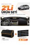 Glove Box Cover + Leather Luggage Bag + Sticker Set Citroen C4 (2004-2009) Compatible - Ci018