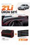 Mercedes W202 C-Class (1993-2000) Compatible Glove Box Cover + Leather Trunk Bag + Sticker Set - Mb004