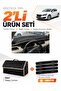 Peugeot 508 (2010-2018) Compatible Glove Box Cover + Leather Trunk Bag + Sticker Set - Pe015
