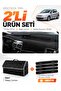 Peugeot 307 (2001-2008) Compatible Glove Box Cover + Leather Trunk Bag + Sticker Set - Pe009
