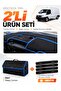 Ford Transit (2007-2012) Compatible Glove Box Cover + Leather Luggage Bag + Sticker Set - Fo029