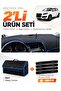 Audi Q7 (2005-2015) Compatible Glove Box Cover + Leather Trunk Bag + Sticker Set - Au005