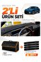 Citroen Cactus (2018-2020) Compatible Dashboard Cover + Leather Trunk Bag + Sticker Set - Ci017