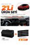 Citroen C4 Without Display (2020-2026) Compatible Dashboard Cover + Leather Trunk Bag + Sticker Set - Ci001