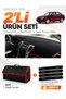 Hyundai Sonata (2007-2012) Compatible Glove Box Cover + Leather Trunk Bag + Sticker Set - Hu030