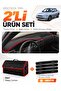 Ford Escort (1996-2002) Compatible Glove Box Cover + Leather Trunk Bag + Sticker Set - Fo014