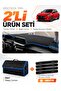 Peugeot 208 (2020-2024) Compatible Dashboard Cover + Leather Trunk Bag + Sticker Set - Pe006
