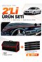 Bmw F10 (2010-2017) Compatible Dashboard Cover + Leather Trunk Bag + Sticker Set - Bm004