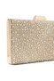 Women's Bridal & Evening Bag with Stones and Pearls, Evening Dress Hand and Shoulder Bag - 4