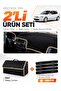 Honda Civic Ek-Ej-Em (1995-2000) Compatible Torpedo Cover + Leather Trunk Bag + Sticker Set - Ho007