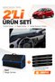 Toyota Yaris (2014-2019) Compatible Dashboard Cover + Leather Trunk Bag + Sticker Set - To026