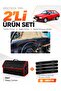 Mazda 323 Bd Old Model (1980-1985) Compatible Dashboard Cover + Leather Trunk Bag + Sticker Set - Ma004