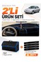 Lada Vega (1995-2007) Compatible Torpedo Cover + Leather Luggage Bag + Sticker Set - Ld001