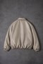Men's Beige Ballon Fit Leather Jacket - 4