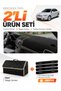 Toyota Avensis Screenless T250 (2003-2008) Compatible Torpedo Cover + Leather Trunk Bag Set - To002