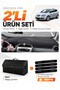Seat Altea (2010-2015) Compatible Glove Box Cover + Leather Trunk Bag + Sticker Set - Se001