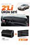 Renault Megane 1 (1995-2003) Compatible Glove Box Cover + Leather Trunk Bag + Sticker Set - Re038