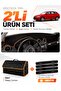 Audi A3 (2004-2008) Compatible Glove Box Cover + Leather Trunk Bag + Sticker Set - Au002